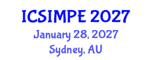 International Conference on Sports Injury Management and Performance Enhancement (ICSIMPE) January 28, 2027 - Sydney, Australia International Conference on Sports Injury Management and Performance Enhancement (ICSIMPE) January 28, 2027 - Sydney, Australia