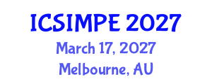 International Conference on Sports Injury Management and Performance Enhancement (ICSIMPE) March 17, 2027 - Melbourne, Australia International Conference on Sports Injury Management and Performance Enhancement (ICSIMPE) March 17, 2027 - Melbourne, Australia
