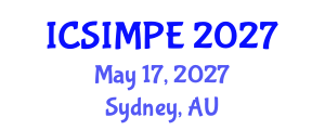 International Conference on Sports Injury Management and Performance Enhancement (ICSIMPE) May 17, 2027 - Sydney, Australia International Conference on Sports Injury Management and Performance Enhancement (ICSIMPE) May 17, 2027 - Sydney, Australia