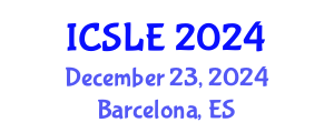 International Conference on Sports Law and Ethics (ICSLE) December 23, 2024 - Barcelona, Spain