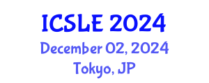 International Conference on Sports Law and Ethics (ICSLE) December 02, 2024 - Tokyo, Japan
