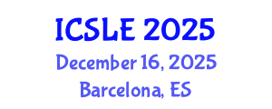 International Conference on Sports Law and Ethics (ICSLE) December 16, 2025 - Barcelona, Spain