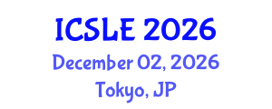 International Conference on Sports Law and Ethics (ICSLE) December 02, 2026 - Tokyo, Japan