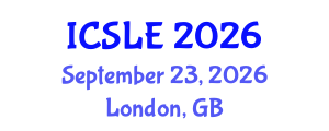 International Conference on Sports Law and Ethics (ICSLE) September 23, 2026 - London, United Kingdom