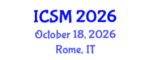 International Conference on Sports Management (ICSM) October 18, 2026 - Rome, Italy