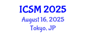 International Conference on Sports Medicine (ICSM) August 16, 2025 - Tokyo, Japan