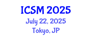 International Conference on Sports Medicine (ICSM) July 22, 2025 - Tokyo, Japan
