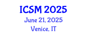 International Conference on Sports Medicine (ICSM) June 21, 2025 - Venice, Italy