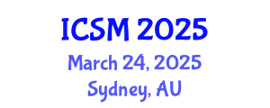 International Conference on Sports Medicine (ICSM) March 24, 2025 - Sydney, Australia