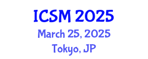 International Conference on Sports Medicine (ICSM) March 25, 2025 - Tokyo, Japan