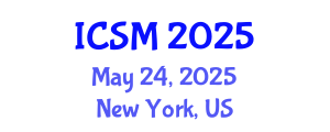 International Conference on Sports Medicine (ICSM) May 24, 2025 - New York, United States