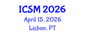 International Conference on Sports Medicine (ICSM) April 15, 2026 - Lisbon, Portugal