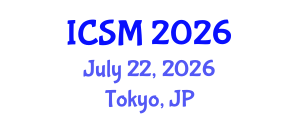 International Conference on Sports Medicine (ICSM) July 22, 2026 - Tokyo, Japan