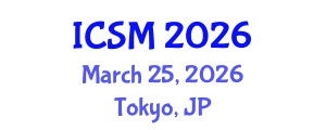 International Conference on Sports Medicine (ICSM) March 25, 2026 - Tokyo, Japan
