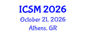 International Conference on Sports Medicine (ICSM) October 21, 2026 - Athens, Greece