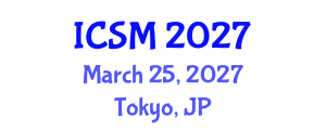 International Conference on Sports Medicine (ICSM) March 25, 2027 - Tokyo, Japan International Conference on Sports Medicine (ICSM) March 25, 2027 - Tokyo, Japan