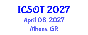 International Conference on Sports Orthopaedics and Traumatology (ICSOT) April 08, 2027 - Athens, Greece International Conference on Sports Orthopaedics and Traumatology (ICSOT) April 08, 2027 - Athens, Greece