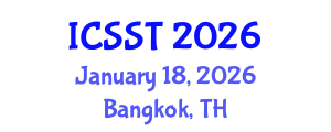 International Conference on Sports Science and Technology (ICSST) January 18, 2026 - Bangkok, Thailand