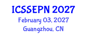 International Conference on Sports Science, Exercise Physiology and Nutrition (ICSSEPN) February 03, 2027 - Guangzhou, China International Conference on Sports Science, Exercise Physiology and Nutrition (ICSSEPN) February 03, 2027 - Guangzhou, China