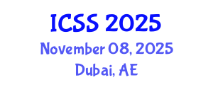 International Conference on Sports Science (ICSS) November 08, 2025 - Dubai, United Arab Emirates