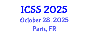 International Conference on Sports Science (ICSS) October 28, 2025 - Paris, France