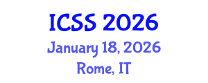 International Conference on Sports Science (ICSS) January 18, 2026 - Rome, Italy