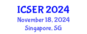 International Conference on Stabilized Earth Roads (ICSER) November 18, 2024 - Singapore, Singapore