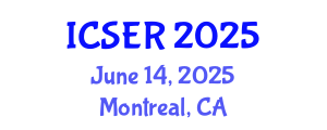 International Conference on Stabilized Earth Roads (ICSER) June 14, 2025 - Montreal, Canada