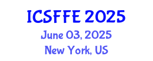International Conference on Statistical Finance and Financial Engineering (ICSFFE) June 03, 2025 - New York, United States