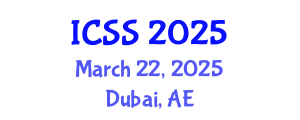 International Conference on Statistical Sciences (ICSS) March 22, 2025 - Dubai, United Arab Emirates