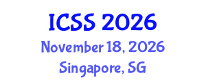 International Conference on Statistical Sciences (ICSS) November 18, 2026 - Singapore, Singapore