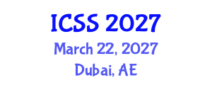 International Conference on Statistical Sciences (ICSS) March 22, 2027 - Dubai, United Arab Emirates