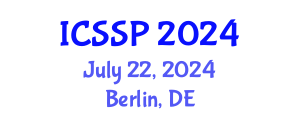International Conference on Statistical Signal Processing (ICSSP) July 22, 2024 - Berlin, Germany