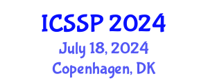 International Conference on Statistical Signal Processing (ICSSP) July 18, 2024 - Copenhagen, Denmark