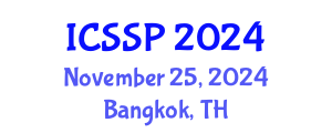 International Conference on Statistical Signal Processing (ICSSP) November 25, 2024 - Bangkok, Thailand