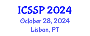 International Conference on Statistical Signal Processing (ICSSP) October 28, 2024 - Lisbon, Portugal