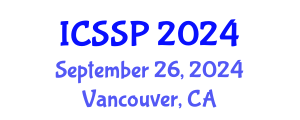 International Conference on Statistical Signal Processing (ICSSP) September 26, 2024 - Vancouver, Canada