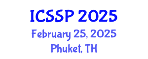International Conference on Statistical Signal Processing (ICSSP) February 25, 2025 - Phuket, Thailand