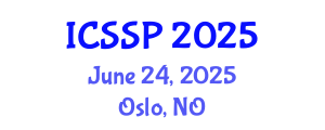 International Conference on Statistical Signal Processing (ICSSP) June 24, 2025 - Oslo, Norway