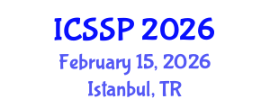 International Conference on Statistical Signal Processing (ICSSP) February 15, 2026 - Istanbul, Turkey