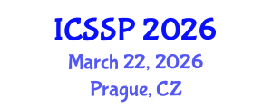 International Conference on Statistical Signal Processing (ICSSP) March 22, 2026 - Prague, Czechia