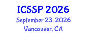 International Conference on Statistical Signal Processing (ICSSP) September 23, 2026 - Vancouver, Canada