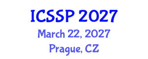 International Conference on Statistical Signal Processing (ICSSP) March 22, 2027 - Prague, Czechia