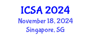 International Conference on Statistics and Analysis (ICSA) November 18, 2024 - Singapore, Singapore
