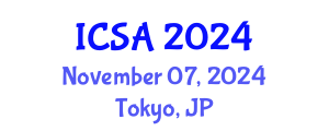 International Conference on Statistics and Analysis (ICSA) November 07, 2024 - Tokyo, Japan