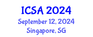 International Conference on Statistics and Analysis (ICSA) September 12, 2024 - Singapore, Singapore