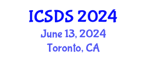 International Conference on Statistics and Data Science (ICSDS) June 13, 2024 - Toronto, Canada