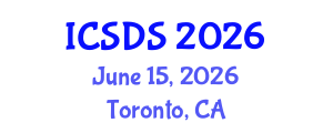 International Conference on Statistics and Data Science (ICSDS) June 15, 2026 - Toronto, Canada