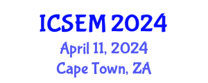 International Conference on Statistics, Econometrics and Mathematics (ICSEM) April 11, 2024 - Cape Town, South Africa