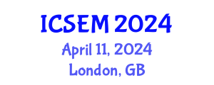 International Conference on Statistics, Econometrics and Mathematics (ICSEM) April 11, 2024 - London, United Kingdom